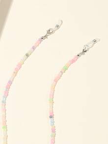 1pc Bohemian Colored Bead Women Glasses Chain, Eyeglass Chain, Sunglass Accessories, Eyeglasses Chian Women's Eyeglass Chain,Holiday Essentials - Multicolor - View 8