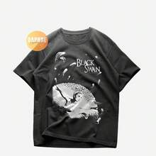 Black Swan Movie T-Shirt | Natalie Portman Graphic Tee - Black - View 2