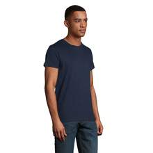 SOLS Mens Crusader Organic T-Shirt - Denim - View 4