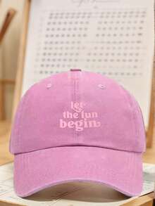 1 pieza Gorra de Béisbol Unisex Estilo Gótico LA Bordada Hip-Hop Ajustable Sombrero para el Sol Perfecto para Actividades al Aire Libre, Viajes y Correr - Multicolor - Ver 7