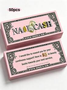 50pcs $10 Style Gift Vouchers, Suitable For Small Business Loyalty Rewards And Customer Appreciation Coupons - Sets - View 18