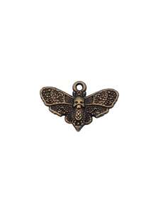 20pcs 20x13mm Skull Butterfly Charms Pendant For DIY Jewelry Making Necklace Keychain Phone Chain Bracelet Making Accessories Handmade Craft - Skull Moth - View 5