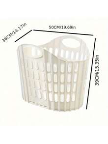 Household Foldable Laundry Basket, Large Capacity Space-Saving Design, Portable Durable Thickened Moisture-Proof, Clothes/Plush Toys Storage, Suitable For Bathroom Bedroom Living Room, Easy Foldable Storage Basket - Multicolor - View 11