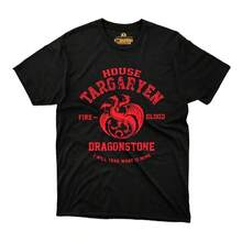 House Targaryen Thrones T-Shirt - Black - View 1
