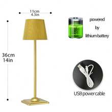 LED Smart Lighting Desk Lamp, USB Rechargeable Multifunctional Night Light, Touch Control Color Temperature/Brightness, Metal Shell - Anti-Slip Base Design, Height Adjustable DIY, Home Decor, Suitable For Home, Office, Outdoor And Restaurant - Modern Design - 檯燈 - 查看 13