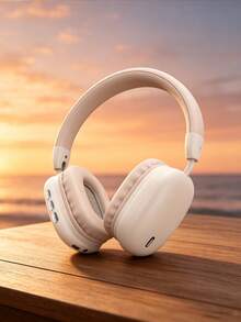 Gerripuer 新款全耳式无线耳机 HIFI高清通话 手机舒适MP3音乐 Type-C 可折叠便携旋转伸缩ABS塑料 高端商务礼品无线耳机 360°环绕声真立体声V5.3 新年/情人节/生日礼物 上网课无线耳机 音量可调 6小时续航 运动音乐耳机 - 杏色 - 查看 10