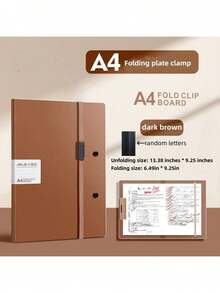 A5/A4 High Aesthetic Clipboard, Multi-Functional Office Folder, Foldable Folder Board, Portable Design, Perfect For Office, Study, Drawing, Back To School And More. (Multiple Options Available),Back To School - Multicolor - View 13