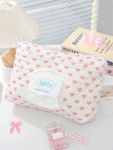 1Pc Quilted Travel Makeup Bag Cute Cosmetic Bag Large Capacity Multi-Functional Storage Bag Mommy Bag Baby Clothes Bag Diaper Bag Wet Wipes Bag Underwear Storage Bag Portable Diaper Organizer Cosmetic Organizer Travel Essential Bridesmaid Gifts - Multicolor - View 13