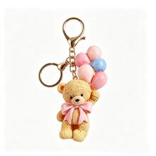 1 pieza Molde de resina DIY con forma de globo de oso de peluche, perfecto para hacer adornos decorativos, velas de yeso con goteo de piedra, productos, decoraciones para el hogar y bodas, mesas de exhibición, molde de silicona - Blanco - Ver 5