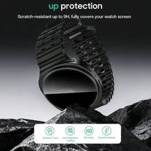 2pcs Tempered Glass Screen Protector For Samsung Galaxy Watch8, Watch7, Watch6, Watch5, Watch4, Watch Ultra 7/8 (40mm, 43mm, 44mm, 46mm, 47mm Models), With Alignment Tool, Easy Installation, 9H Hardness Tempered Glass, Sensitive Touch, Clear High Definition, Essential Screen Protection, Shockproof, Drop-Resistant, Scratch-Resistant - 2pcs for Galaxy Watch8 Classic 46mm - View 4