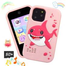 Children's Smart Toy Phone, Equipped With 2.8-Inch HD Touchscreen, Dual Cameras, Durable Silicone Protective Case, Built-In Music Player And Educational Games, Perfect Birthday And Holiday Gift For Kids Aged 3 To 12 - Multicolor - View 2