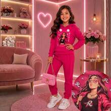 CONJUNTO DE MENINA INFANTIL BLUSA E CALÇA DE EMILY VICK - Pink - Visão 2