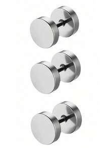 3pcs 12mm Anti-Gap Cardigan Safety Pins, Reusable Round Metal Clothing Fixing Buttons - Multicolor - View 12