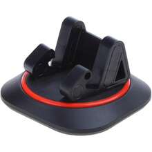 1pc/Car Dashboard Navigation Fixed Support Bracket 360° Rotatable Nano Non-Adhesive Base Car Ornament, Multi-Function Anti-Slip Pad, Triangular Hook Stable Super Strong Suction Adjustable Car Phone Holder Dashboard Phone Holder Rubber Pad, Suitable For Mobile Devices - A - View 3