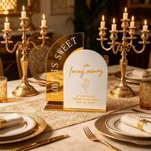 Tarjeta de Número de Mesa Estilo Internet, Hecha de Material Acrílico de Alta Calidad, Detalles Exquisitos. Este Letrero de Escritorio Creativo Presenta un Diseño Neutro, Adecuado para Banquetes, Fiestas, Restaurantes, Bodas y Varias Festividades. - Varios estilos - Ver 4