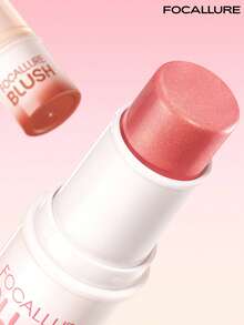FOCALLURE 6g Multi-Use Cream Blush Stick For Lips And Cheeks, Lightweight Airy Texture, Buttery Smooth Blendable Finish, Natural Look, 12-Hour Long-Lasting Waterproof, Blush Lipstick Eyeshadow All-In-One - #NU02 - View 4