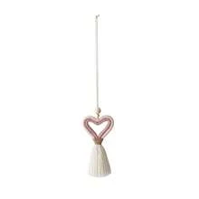 Heart Shaped Car Pendant - Red - View 5