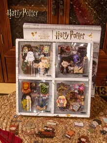 Harry Potter 60件/套 哈利波特可愛動漫貼紙，卡通角色精靈魔法道具可愛盒裝貼紙，適用於剪貼簿、日記、筆電裝飾、生日禮物、返校季節 [官方授權] - 彩色 - 查看 11