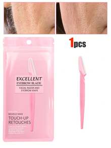 30/24/12/6/3/1pc. Eyebrow Trimmer And Razor, Exfoliating Hair Removal Tool, Body Hair Removal Trimmer And Facial & With Long Handle Safety Blade, Stainless Steel Eyebrow Trimming Tool With Precision Protective Cover, Suitable For Travel Use Razor, Can Be Used For Eyebrow Trimming And Shaving - Multicolor - View 9