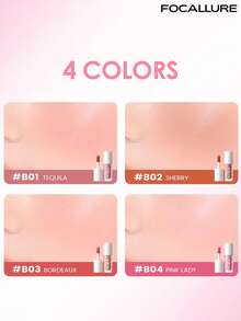 FOCALLURE Hangover Liquid Blush, Yogurt Texture, Moisturizing, 12-Hour Long Lasting, Natural Finish, Fits Skin Tone, Super Smooth And Easy To Blend, Long-Lasting Sweat-Resistant, Multi-Functional Makeup, Natural Healthy Rosy Effect, Quick Drying And Non-Fading - #B04 Pink Lady - View 8