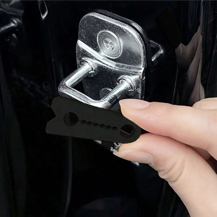 4pcs Car Door Shock Absorbing Pads, Silicone Anti-Vibration Noise Reduction Cushion, Universal Weather-Proof Door Protection Pads, Suitable For Sedan SUV Truck