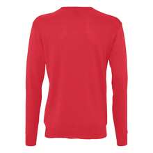 SOLS Mens Galaxy V Neck Jumper - Red - View 2