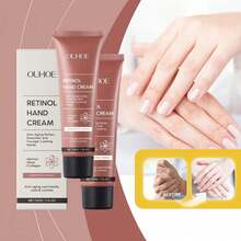 2 piezas Crema de manos con retinol y manteca de karité, cuidado hidratante para las manos, mejora las líneas finas, nutre la piel seca, reduce las arrugas, retiene la humedad, crema de manos anti-sequedad - Múltiples fragancias - Ver 2