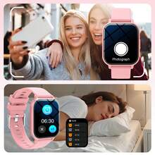 New Smart Watch, 1.81-Inch Multi-Function, Supports Wireless Calling/Music, Message Notification, Pedometer, Sedentary Reminder. Unisex, Compatible With Android And IOS Systems. Perfect As A Gift. - 查看 10