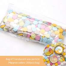 300pcs/Bag Sealing Wax Beads, Sunflower Mixed Color Sealing Wax Pellets, For Invitations/Envelopes/Bookmarks/Art Supplies/DIY Crafts/Gift Decoration Sealing Wax Material - 300 Sunflower Wax Granules/bag - View 9