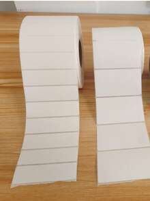 100 piezas Etiquetas de alimentos en blanco impermeables y removibles para congelador, cocina, despensa y frascos - 60*40 mm - Ver 5