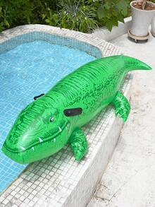 1/2pcs Inflatable Water Toys, Water Games, Inflatable Green Crocodile Design, Perfect Summer Gift For Swimming Pool And Beach Party, Floating Chair, Leisure Floating Bed, Floating Fun And Relaxation (Air Pump Sold Separately) - Multiple Styles - View 6