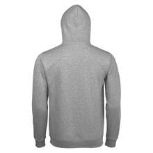 SOLS Unisex Adults Spencer Hooded Sweatshirt - Grey Marl - View 4