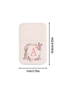 Mini Folding Portable Makeup Mirror, Printed With Pink Flowers And A-Z Letters, With Stand, Travel Makeup Mirror, Beauty Product, Desktop Makeup Mirror, Rectangular Desktop Small Folding Mirror, Simple And Fashionable, Travel Portable Makeup Mirror, Women's Gift - Best Gift For Mom And Teacher. Suitable As Birthday Gift, Back To School Gift, Graduation Gift, Travel Accessory, Mother's Day Gift, Spring/Summer Essential Item. - Multicolor - View 11