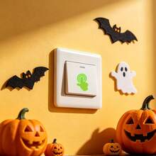 1pc Luminous Indicator Button Sticker, DIY Home Decor, Suitable For Bedroom Living Room Bathroom Switch Decoration And Beautification - Glow-in-the-dark Stickers - View 6