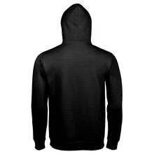 SOLS Unisex Adults Spencer Hooded Sweatshirt - Black - View 4