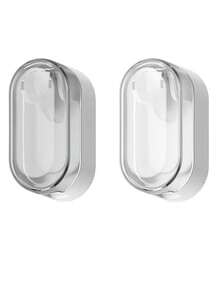 2pcs Wall-Mounted Toothbrush Holder, No-Drill Self-Adhesive With Dust Cover Toothbrush Storage Rack, Electric/Manual Toothbrush Bathroom Organizer, Space-Saving Bathroom Accessory - Multicolor - View 14