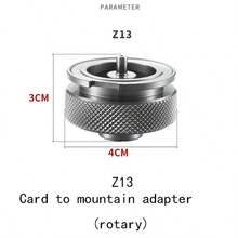 CAMPINGMOON Outdoor Camping Kitchen Aluminum Alloy Cartridge Converter Gas Adapter Connector Accessory Z13 - A - View 8