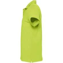 SOLS Mens Spring II Short Sleeve Heavyweight Cotton Polo Shirt - Apple Green - View 3
