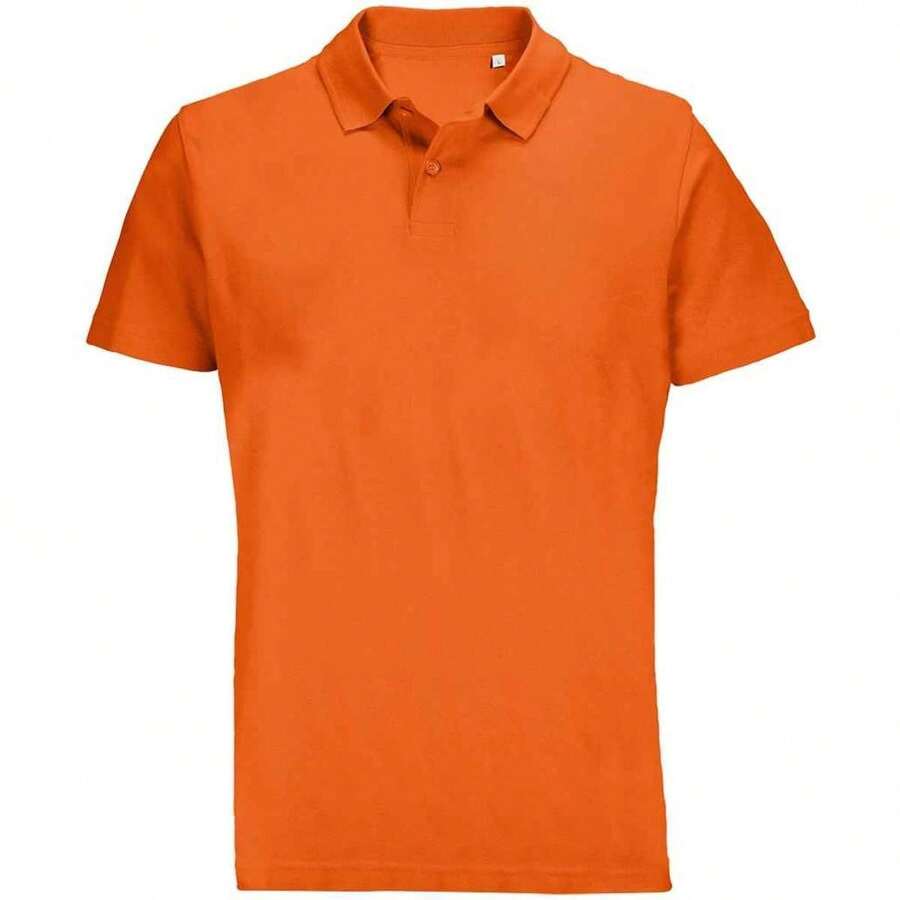 SOLS Unisex Adult Pulse Pique Polo Shirt - Orange - View 1