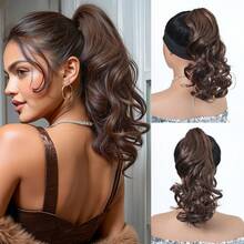 Elegant Claw Clip Ponytail - Short Curly Wavy Style, Synthetic Hair Extension, Fashionable Daily Wear, Easy To Use, Suitable For Various Occasions, Stylish Party Gift, Y2K Fashion - Multicolor - View 15