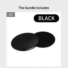 2pcs Pilates Gliding Discs Yoga Abdominal Muscle FitnessFoot Sliding Plate Waist Trainer Buttocks Lifting CoreTraining Sliding Board - Multicolor - View 9