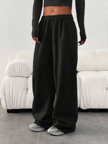 Women Sweatpants - Black - View 2