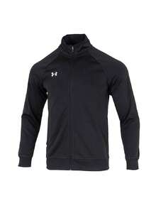 Under Armour Men's Sports Jacket, Knit Stand Collar Jacket, Fitness Training Knit Stand Collar Outerwear 25600404-001 - Black - View 1
