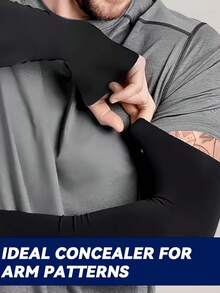 Oversized Summer Cooling Arm Sleeves, Featuring High Elasticity And Breathable Compression, Suitable For Both Men And Women, Ideal For Outdoor Activities, Daily Outings, And Tattoo Coverage - Multicolor - View 6