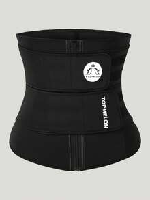 Women's Hook And Loop Waist Support Sports Abdominal Binder - Black - View 14