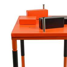YUNRUX Arm Wrestling Table, Professional Arm Wrestling Competition Table, Competition Training Arm Wrestling Table - Orange - View 4