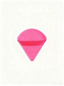 50/40/30/20PCS Multi-Color Makeup Sponge Puff Set Triangle & Teardrop Shaped Blenders, Reusable Cosmetic Sponges For All Makeup Types - Hot Pink - View 6