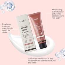 2 piezas Crema de manos con retinol y manteca de karité, cuidado hidratante para las manos, mejora las líneas finas, nutre la piel seca, reduce las arrugas, retiene la humedad, crema de manos anti-sequedad - Múltiples fragancias - Ver 7