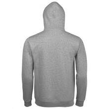 SOLS Unisex Adults Spencer Hooded Sweatshirt - Grey Marl - View 2