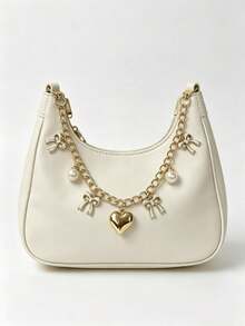 Pink Black White Pearl Bow Bag Accessory Decorative Chain, Handbag/Wallet/Tote/Shoulder Bag Strap Extender Chain, Women's Bag Decorative Chain - Multicolor - View 9